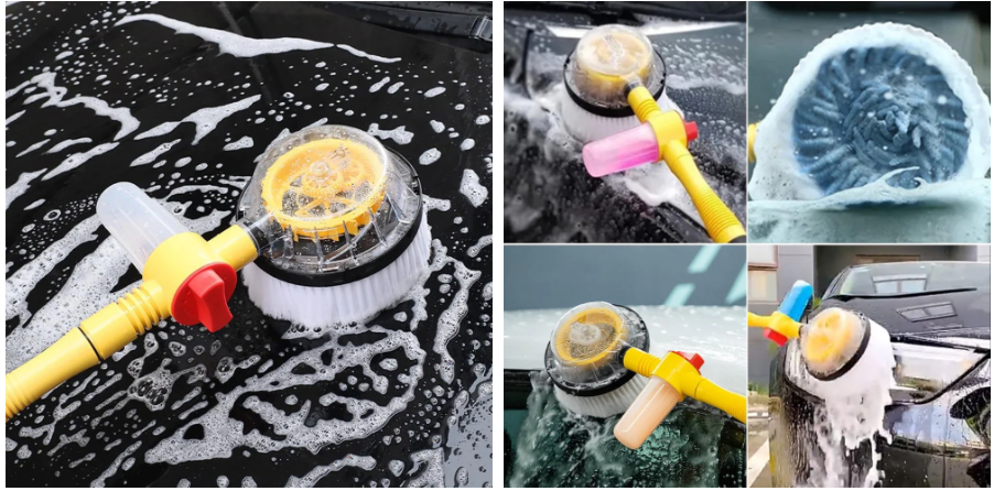 🚗✨ Kit de Cepillo Giratorio Automático para Lavado de Vehículos 💦 ENVÍO GRATIS Y PAGO CONTRA ENTREGA