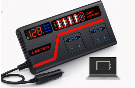 CARGADOR UNIVERSAL CON CONECTOR DE VEHÍCULO INVERTER