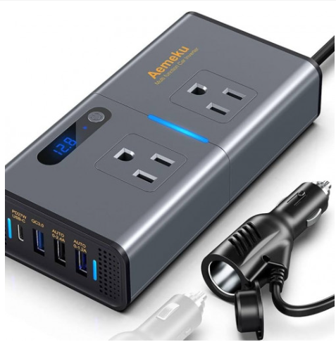 POWER INVERTER 300W CON CONECTOR USB DW-7611 MD